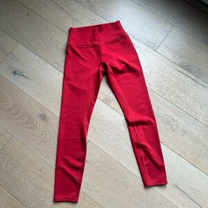 ALO Yoga  Cherry Red Leggings